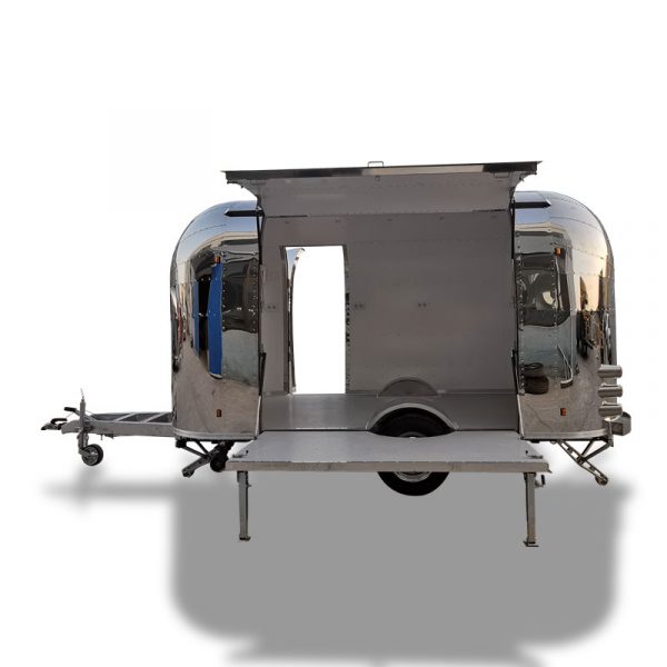 Airstream Hot Commercial Outdoor Fast Food Mobile Kitchen Container House Kiosk/Food Trailer with Ice Cream Waffle Pizza - Image 6