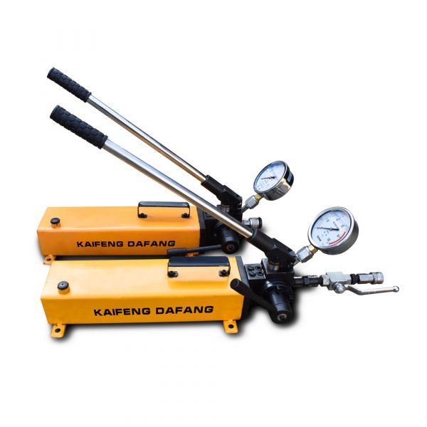 Railway equipments mini hydraulic power unit portable manual hydraulic pump for double acting cylinder - Image 3