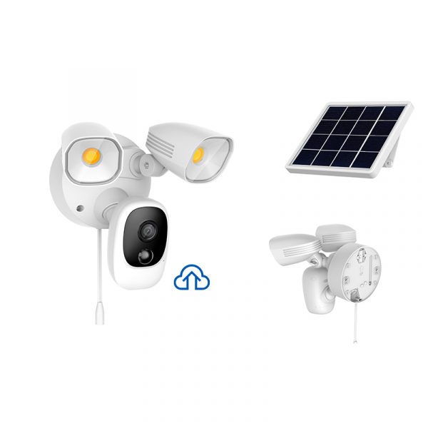 Waterproof Solar Floodlight Security Light With Inbuilt Cctv Camera - Image 5