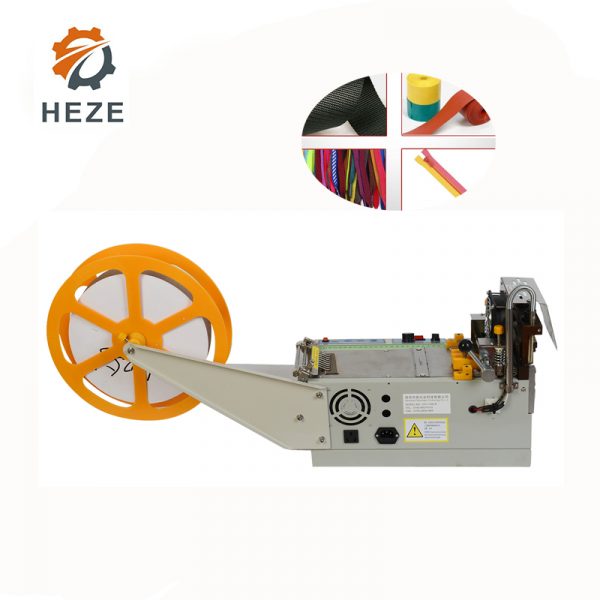 Hot and cold satin wire ribbon PVC nylon webbing buckles elastic hook and loop cutting machine for sale - Image 5