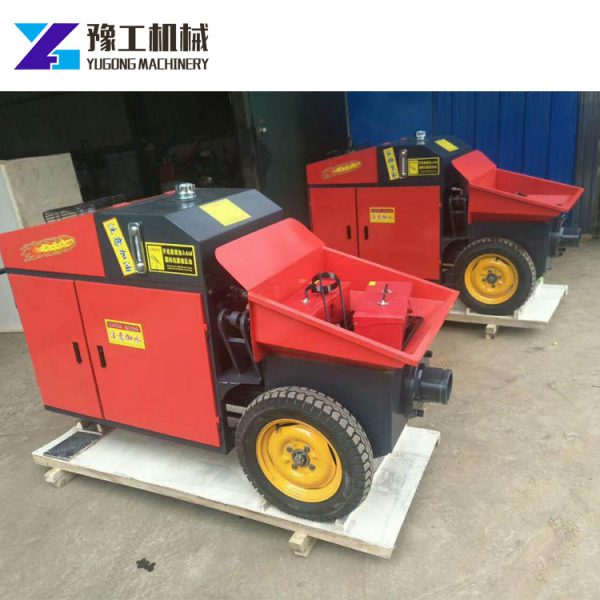 Factory Supply 40 M3/h Small Trailer Mounted Diesel Concrete Pump For Sale With High Quality - Image 4