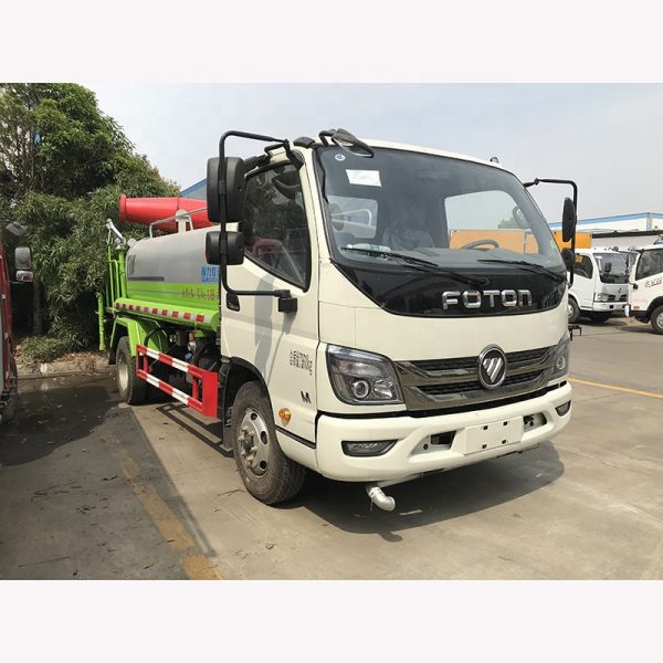3000 Liters  water tank truck  Foton 3 Tons disinfection water tank 30 m  Mini water spray tuck - Image 3