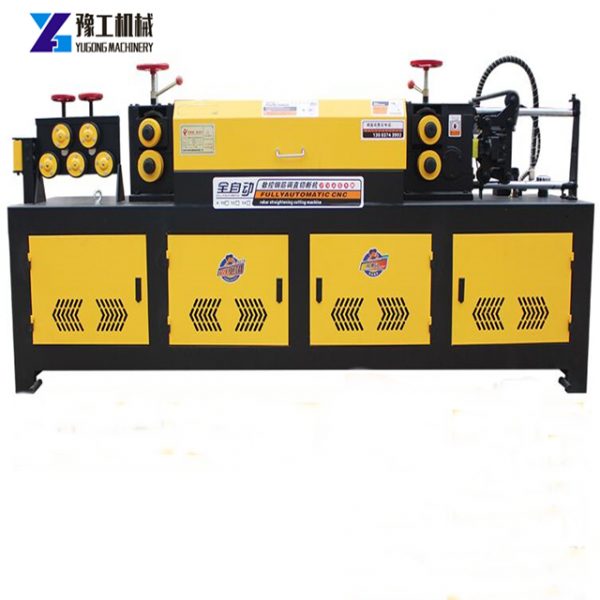 GT4-12 steel bar straightening and cutting machine wire straighter and cutter CNC straightening and cutting machine for sale - Image 4
