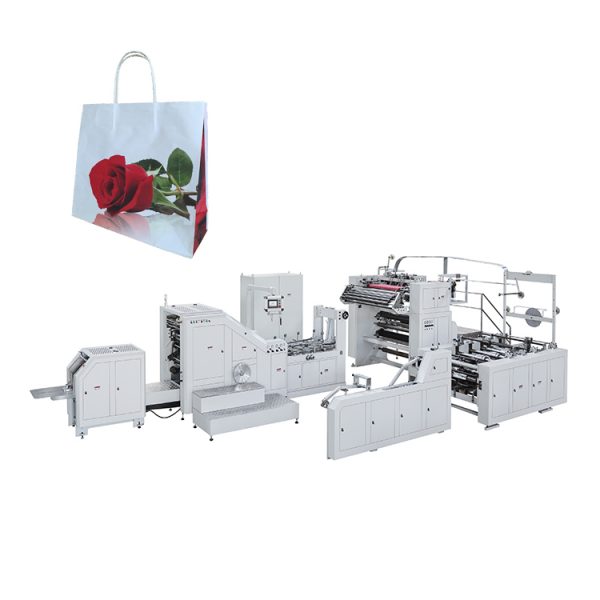 LSB-450XL-R Fully Automatic Roll Fed Twisted Handle Paper Bag Machine lilin - Image 3