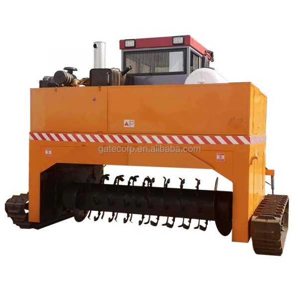 The Factory Supplies Fertilizer crawler type compost turning machine - Image 6