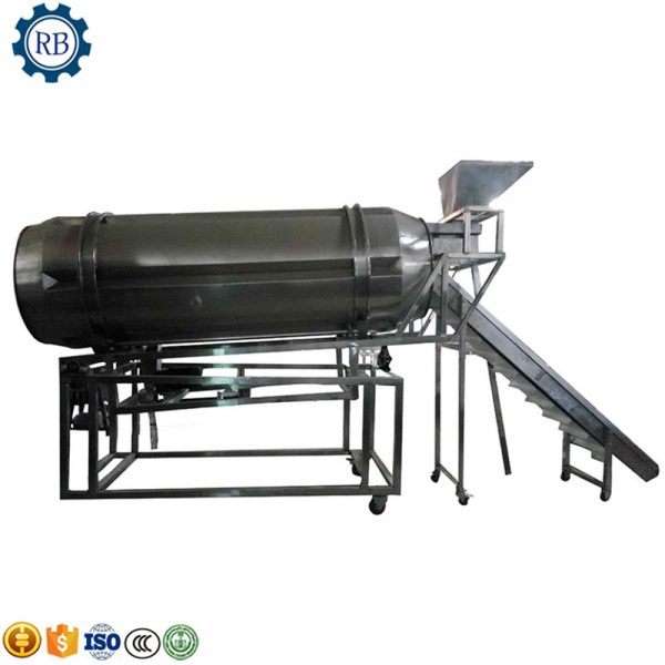 stainless steel food  flavoring mixing machine Continuous working Shrimp chips/french fry seasoning machine - Image 4