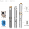 72v 750w 6m3/h 56m 1hp solar submersible water pump 4inch submissible solar water pumps