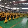 Small garden engineering excavator with various accessories for sale