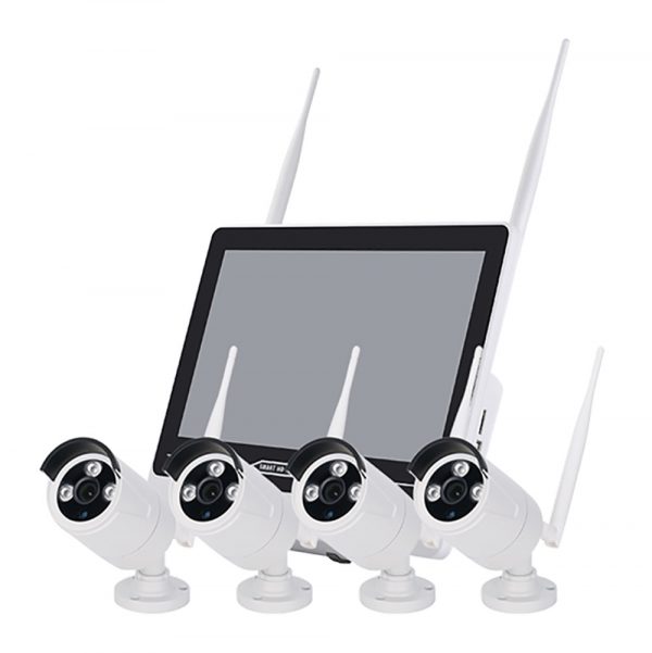 Outdoor Wireless Connection For Remote Viewing of Zoom In And Zoom Out Video Playback Cctv Camera Kit With dvr - Image 6