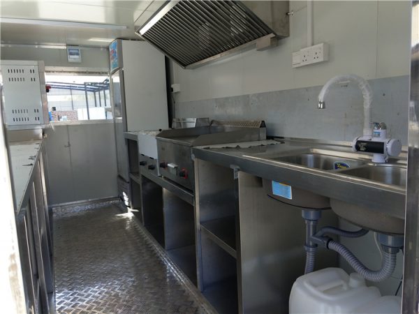 Customized Electric Trailer Mobile Ice Cream Cart Food Truck Snack Food Cart - Image 4