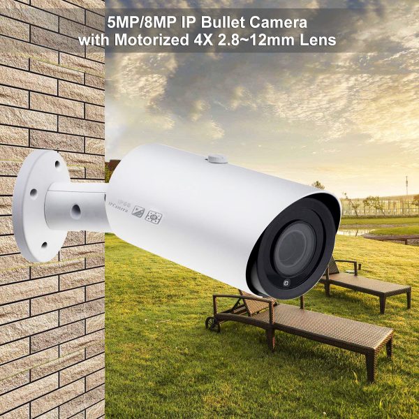 Anpviz 5MP 4X Optical Zoom Bullet POE IP Camera IP66 up to 30M IR Security CCTV camera Built in Microphone supprot SD Card Slot