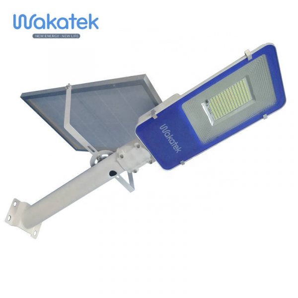 Wakatek 2020 New Product Parking Light Energy Saving Solar Led Light Light Grey,black Motion Sensor Road 180 120 IP67 Lifepo4 85