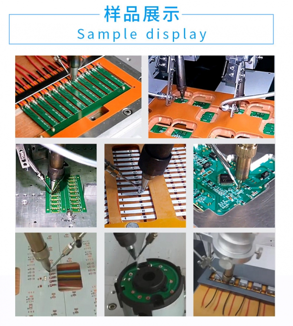 Fully automatic Bench top 5 axis double working station USB cable solder machines desktop automatic wire soldering machine - Image 3