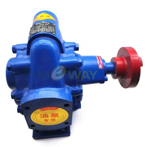 KCB 200 Oil Transfer Pump Cast Iron Open valve and mechanical seal - Image 3