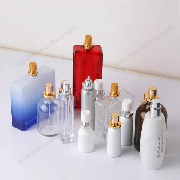Perfume bottle capping machine crimping row Perfume collaring machine - Image 3