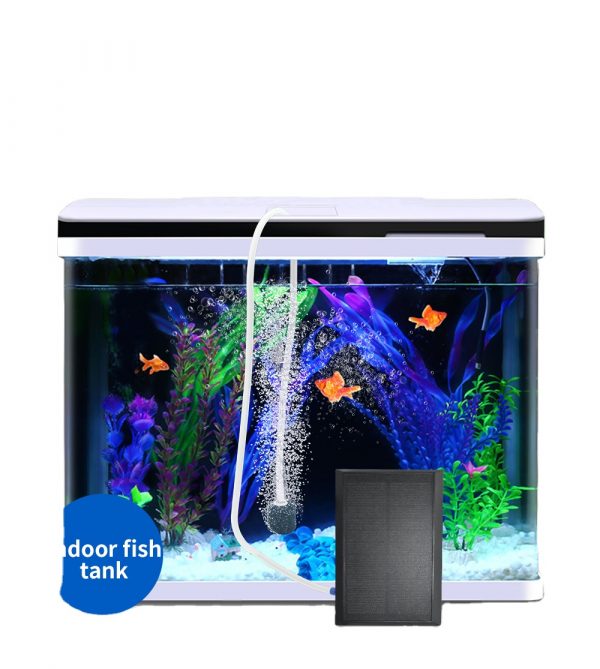 Newest Mini 3.5W 4000mAh Solar Powered Air Pump Fishing Oxygen Rechargeable Pond Aerator Aquarium Oxygen Pump - Image 5