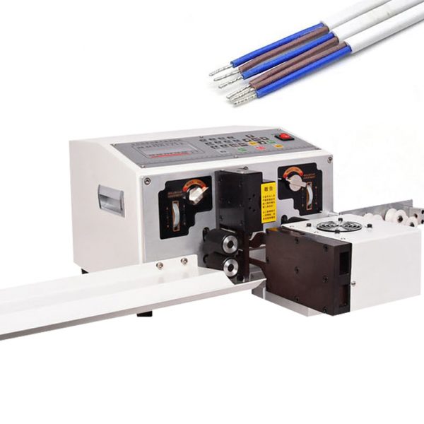 Automatic two core flat wire cutting stripping twisting machine cable both ends inner and outer skin peeling twisted machine - Image 6