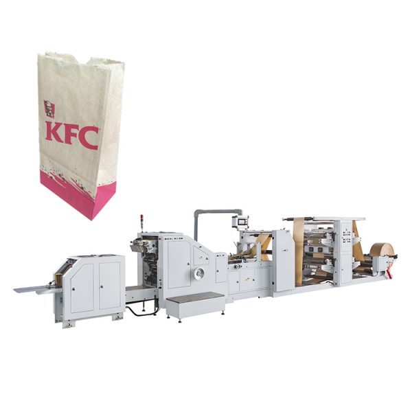 LSB-200+LST-4700R Roll Feeding Flexo Printing Square Bottom Paper Bag Making Machine lilin - Image 6