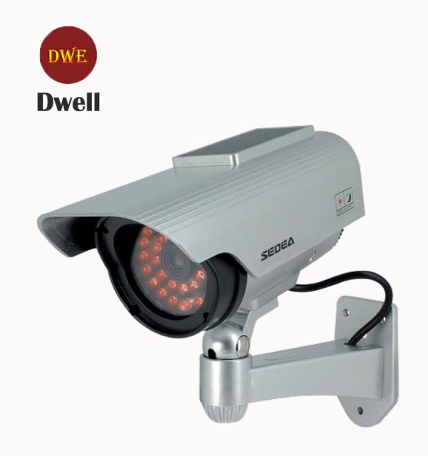 Solar Outdoor IR Light Imitation Security Camera Dummy CCTV Camera - Image 5