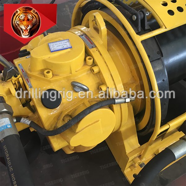 Tiger Rig Factory Direct Hot Sale 30kn Rope 200m QJ3/200B Air Winch for for Workover Rig - Image 5