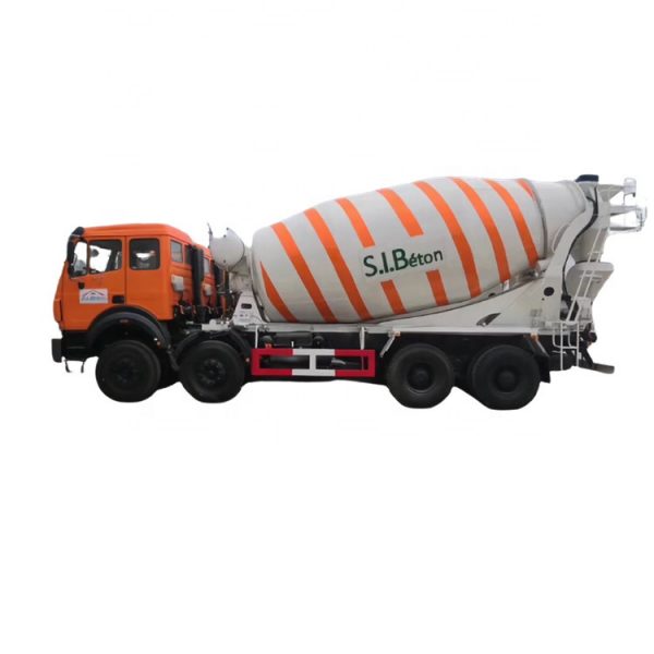 north bens 8x4 12 CBM concrete mixer truck  8KL to 14KL bens 8x4  LHD concrete mixing truck cheap price in stock suppliers - Image 2