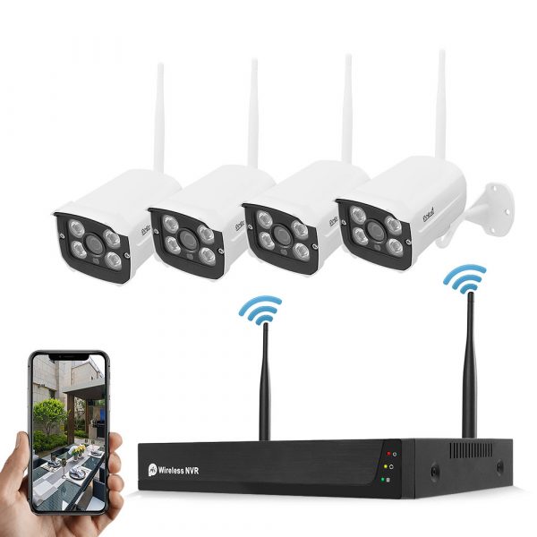 Amazon hot selling Home Security System Surveillance CCTV Camera Set 1080P 4ch Wifi NVR Kit - Image 6
