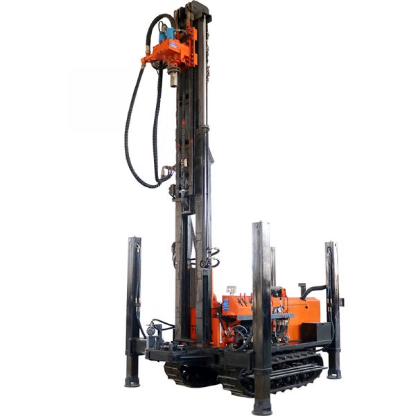 CE certificate 180m Chinese crawler type hydraulic pneumatic cheap price underground water well drilling rig - Image 6