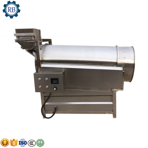 stainless steel food  flavoring mixing machine Continuous working Shrimp chips/french fry seasoning machine - Image 3