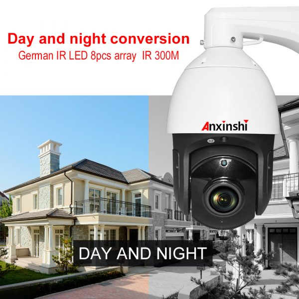150 meter ir distance 27x zoom outdoor ptz dome 5mp auto tracking ahd cvi tvi cvbs 4 in 1 output cctv camera - Image 2