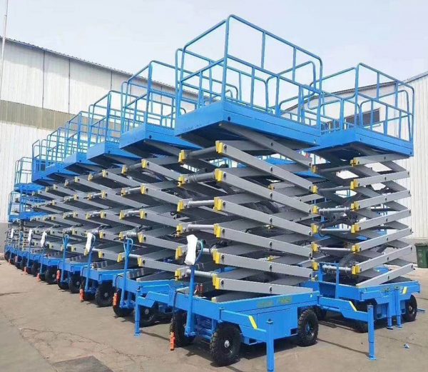 Hydraulic mechanical 20 meter working height mobile scissor lift with top quality - Image 5