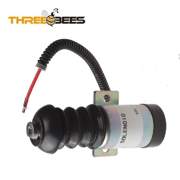 three bees 0423 3841 Excavator Stop Solenoid 12V shut off solenoid valve 04233841 - Image 4