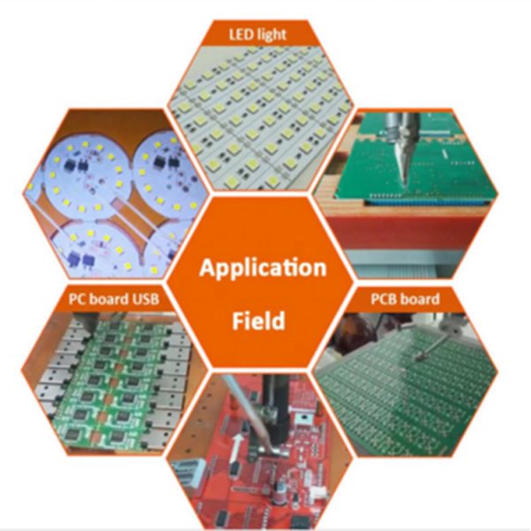 Rotatable high speed desktop automatic four-axis rotating robotic SMT SMD soldering machine - Image 4