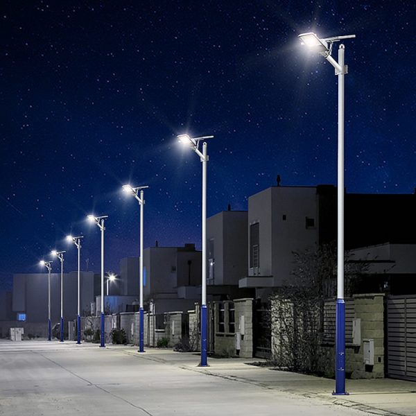 Remote Solar Battery powered system Pole Lamp 100w 150w 200w 300w 400w solar street light - Image 5