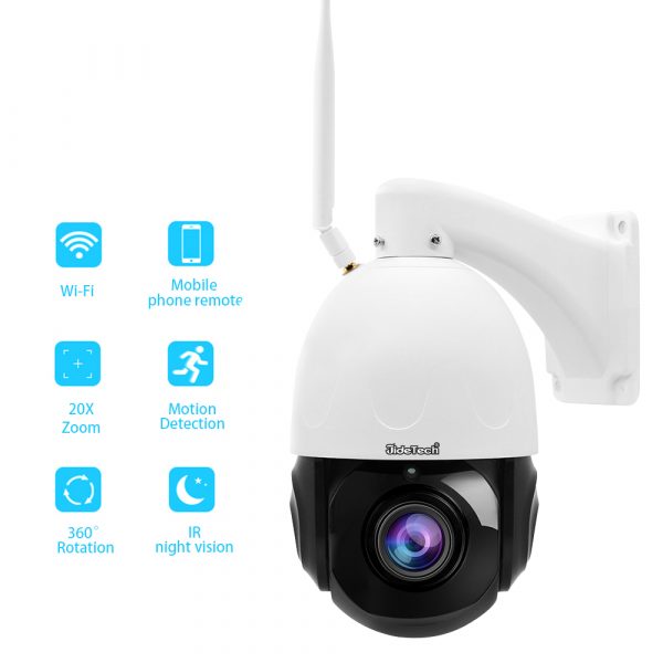 5MP Wireless Security Camera 20X CCTV Camera With Motion Detection PTZ IP Camera Optical Zoom - Image 2