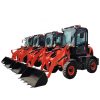 China good price mini new design zl 08f  articulated four wheel drive loader shovel loader 908 for sale