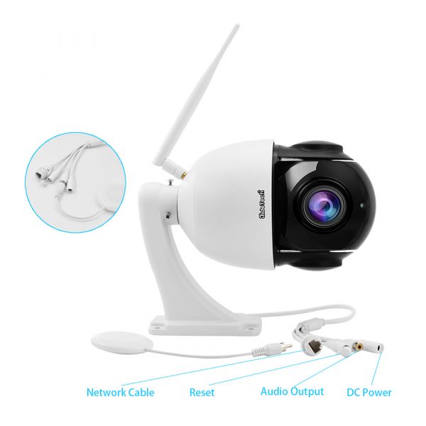Jidetech 5MP 20X IR Dome Wireless CCTV PTZ Camera Indoor Home Security WiFi IP Camera - Image 2