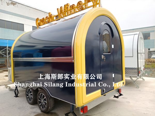 New Zealand camper food trailer with bakery cooking equipment/ customized waffle pizza hot dog coffee crepe food carts kiosk - Image 3
