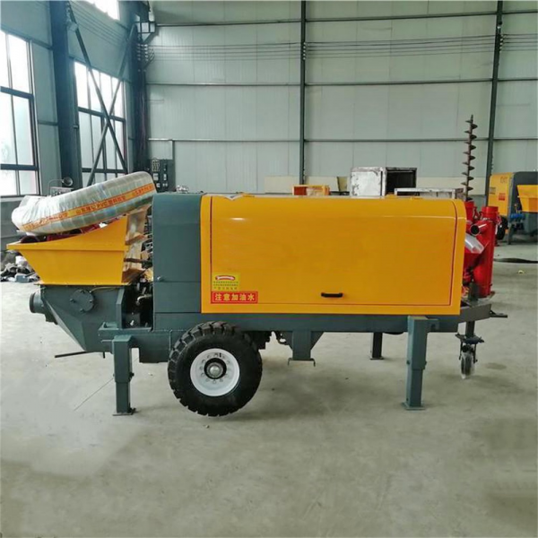 High-quality Mobile Diesel Concrete Pump Secondary Building Structure Electric Concrete Pump - Image 5