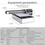 hot sell 6090 multifunction xp600 a1 uv flatbed printer phone case  golf ball wallpaper  ceramic printing machine