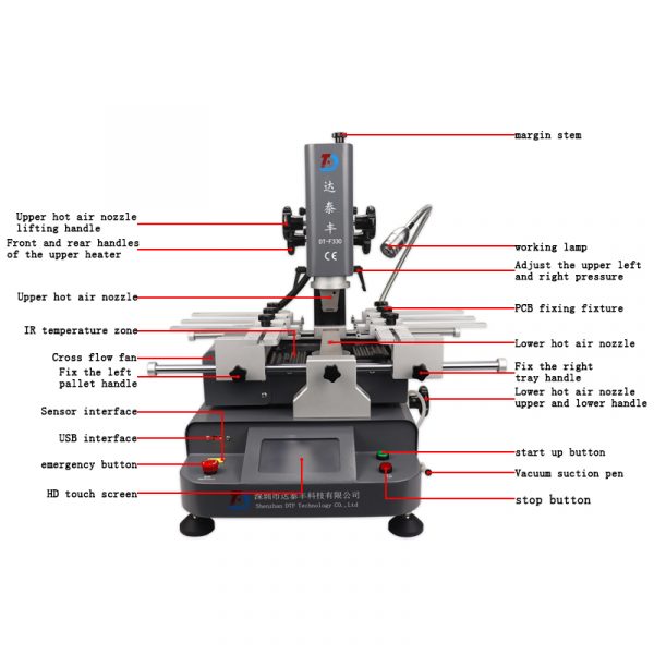 Factory Direct sale price DT-F330 infrared low cost BGA machine - Image 4