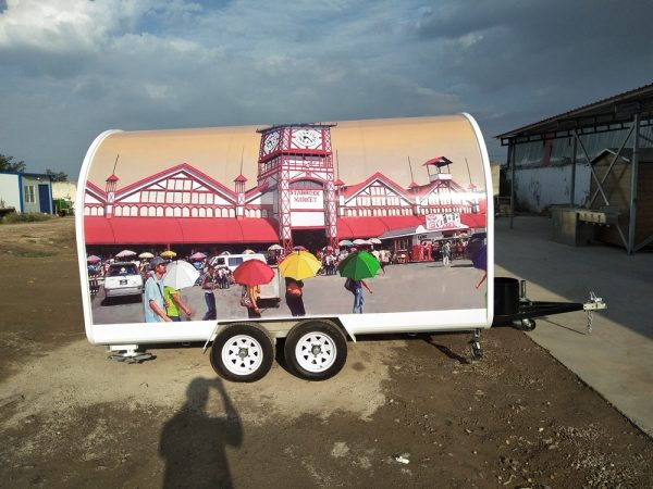 Airstream Food Truck Food Trailer Food Vending Cart For Sale - Image 3