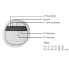 AMBOHR-606 low-priced DC 12v Vegetable Fruit Washing Machine anion ozone sterilizer generator Ozone Generator