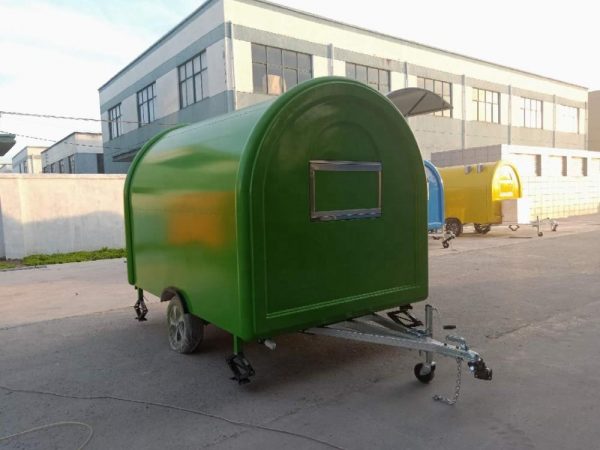 Restaurant Trailer/fry ice cream roll trailer/fast food carts for selling food truck - Image 4