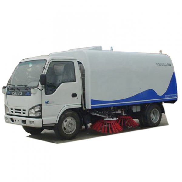Environmental Road Vacuum Cleaner Road Vacuum Sweeper Truck with 4 brushes and suction mounted Japanese chassis - Image 2