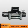 13500lbs Electric Winch 12V Remote Control Wire Rope Winch For Auto Oversea