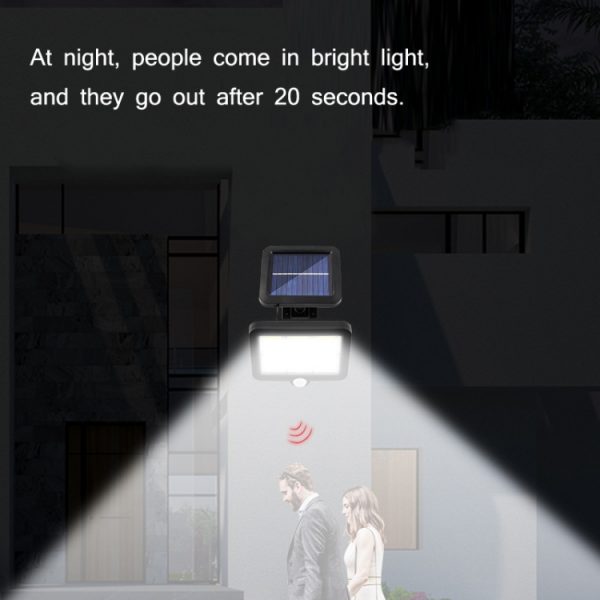 TY06703 108 COB Solar Separated Wall Lamp Powerful light solar garden led light solar energy battery - Image 2