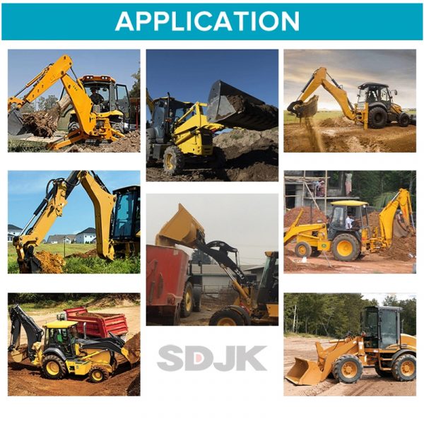 Large And Mini Front End Loader Tractor 3 To 6 Ton Multifunction Wheel Backhoe Loader For Sale - Image 5