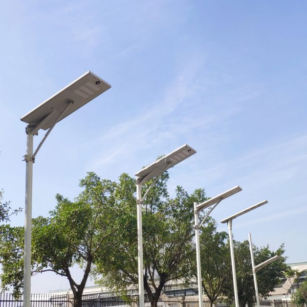 intelligent remote control seperated 120w led split solar street light - Image 2