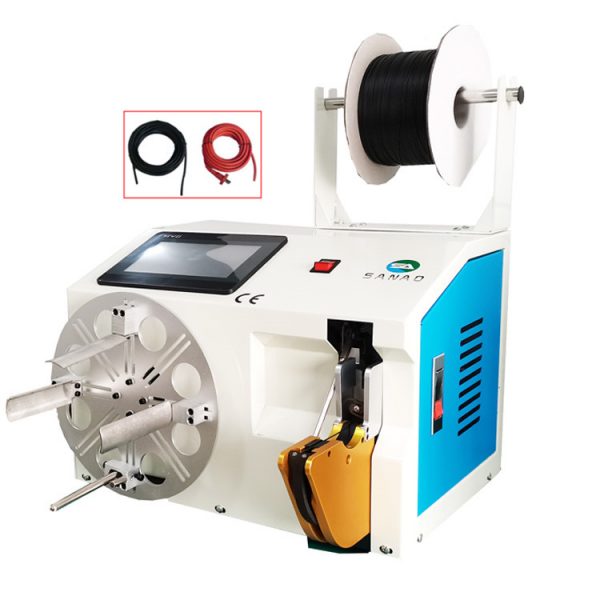 Semi automatic wire cable winder binding machine cable coiling machine  cable winding and tie machine - Image 6