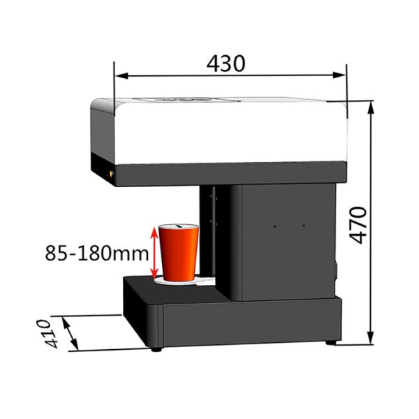 Top Class 3d selfie edible chocolate coffee printer/printing machine price for sale - Image 5